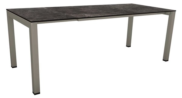 Stern Rozkladací jedálenský stôl Classic, Stern, obdĺžnikový 160-210x90x75 cm, rám lakovaný hliník farba podľa vzorkovníka, doska HPL farba podľa vzorkovníka