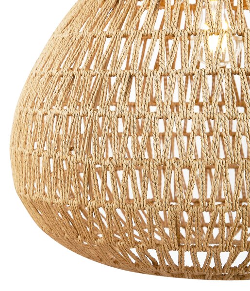 Škandinávske závesné svietidlo hnedé 45 cm - Lina Natural