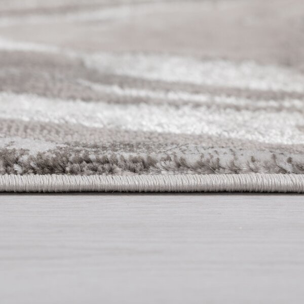 Flair Rugs , Behúň Eris Marbled Silver, 60x230, šedá, chodba / predsieň