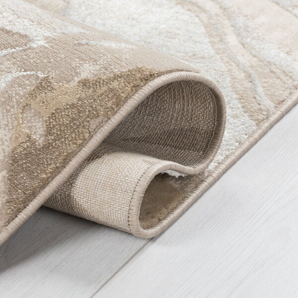 Flair Rugs , Kusový koberec Eris Marbled Natural, 80x150, béžová, kancelária