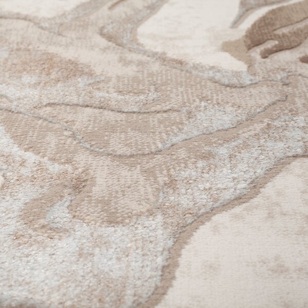 Flair Rugs , Kusový koberec Eris Marbled Natural, 80x150, béžová, kancelária