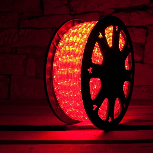 DECOLED LED svetelná trubica - 50m, červená, 1500 diód
