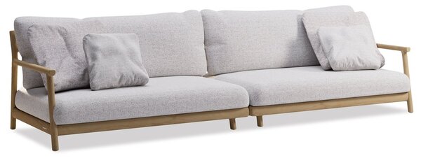Manutti 3-miestna pohovka Muyu, Manutti, 308x93x78 cm, rám teak, bez podušiek