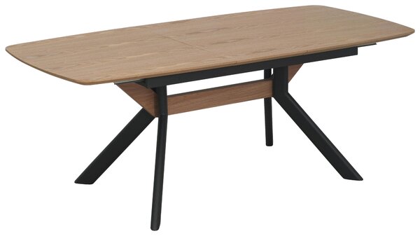JEDÁLENSKÝ STÔL, prírodná farba, čierna, 160-200/95/76 cm Livetastic - Stoly, Online Only