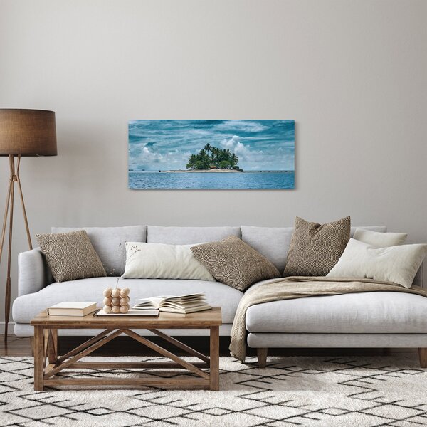 Obraz - ostrov v mori (120x50 cm)