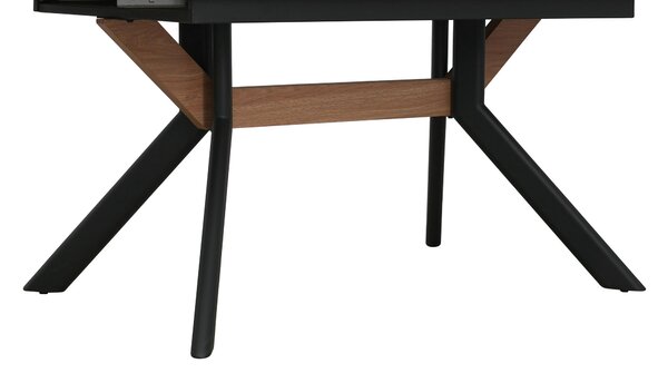 JEDÁLENSKÝ STÔL, prírodná farba, čierna, 160-200/95/76 cm Livetastic - Stoly, Online Only