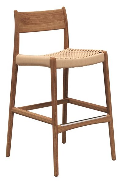 Gloster Barová stolička Lima, Gloster, 54x55x102 cm, teak, bez sedadla