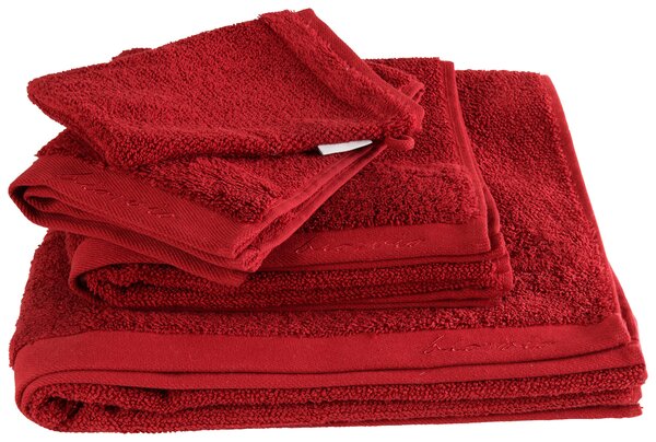 UTERÁK PRE HOSTÍ, 30/50 cm, bordová Bio:Vio - Kúpeľňový textil