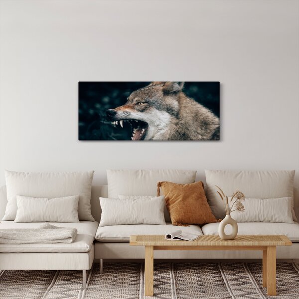 Obraz vlka (120x50 cm)