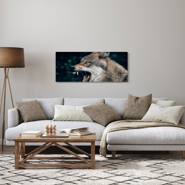 Obraz vlka (120x50 cm)