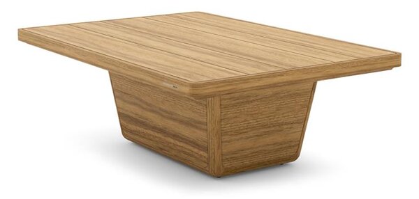 Manutti Teakový konferenčný stolík Cobi, Manutti, obdĺžnikový 113x79x37 cm, brushed teak, vystavený vzorok