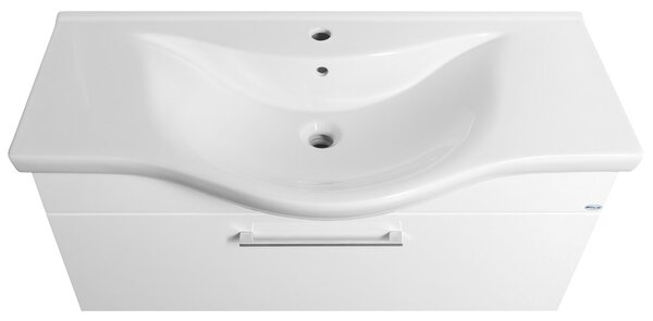 Aqualine Aqualine, AKIRA umyvadlová skrinka 96x42x34cm, biela, AK210
