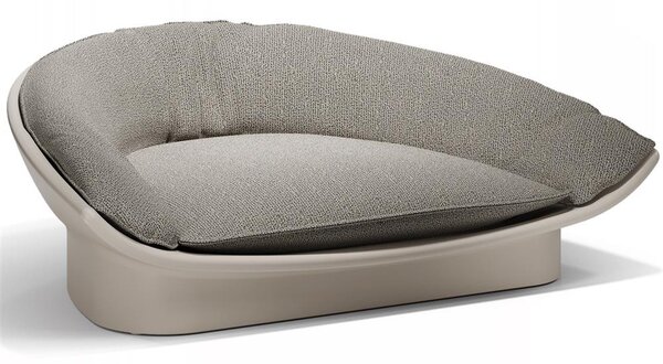 Vondom Denná posteľ Luna, Vondom, 240x172x84 cm, matný polyetylén, vonkajšia látka Group 1A a 1B, farba podľa vzorkovníka