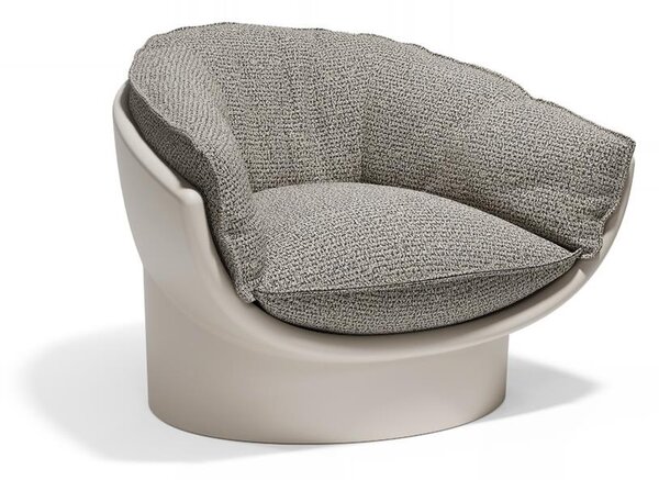 Vondom Nízke kreslo Luna, Vondom, matný polyetylén, vonkajšia látka Group 1A a 1B, farba podľa vzorkovníka