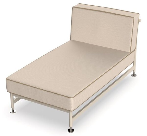 Vondom Relaxáčný diel Hamptons, Vondom, 142,7x74,25x75,5 cm, rám hliník, sedáky exteriérová látka Group 1B, farebné vyhotovenie podľa vzorkovníka
