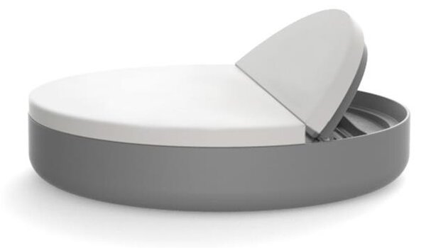 Vondom Denná posteľ s polohovacou chrbtovou opierkou ULM, Vondom, okrúhla 180x40 cm, matt polyethylen, matrac vonkajšia látka Group 1A a 1B, farebné vyhotovenie podľa vzorkovníka