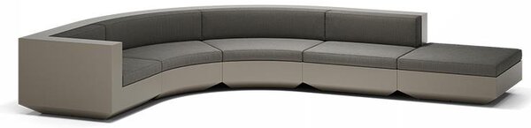 Vondom Rohová sedacia zostava Vela, Vondom, 365x465 cm, matt polyethylen, vonkajšia látka Group 1A a 1B, farba podľa vzorkovníka