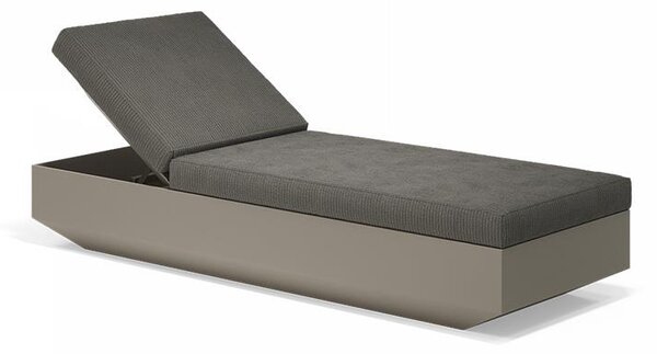 Vondom Ležadlo Vela, Vondom, 210x75x36 cm, matt polyethylen farba podľa vzorkovníka, vonkajšia látka Group 1A a 1B farba podľa vzorkovníka