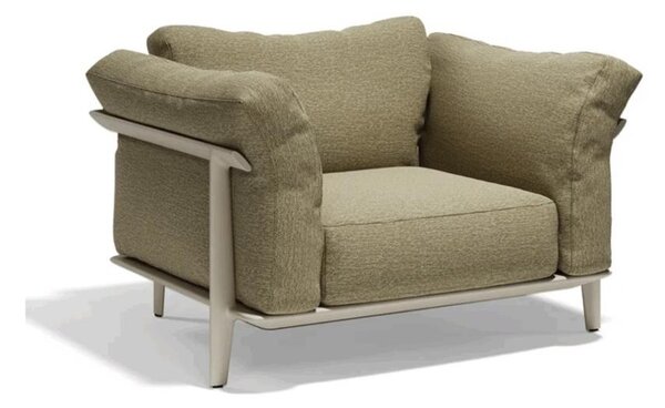 Vondom Nízke kreslo Pasadena, Vondom, 108x92x79 cm, rám hliník farba podľa vzorkovníka, sedáky vonkajšia látka Group 1A a 1B, farba podľa vzorkovníka