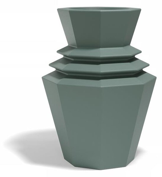Vondom Vonkajší kvetináč Origami Hinoki, Vondom, 76x76x120 cm, matný polyetylén, farba podľa vzorkovníka
