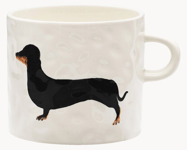 Ručne maľovaný hrnček Dachshund