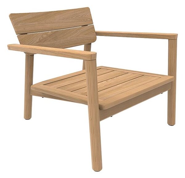 Jati Kebon Tíkove nízke kreslo Lynn Teak, Jati Kebon, 73,8x77x68,6 cm, teak, bez sedáka
