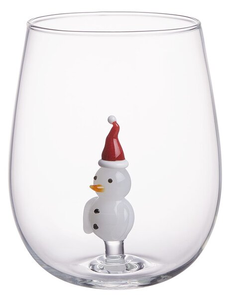 MERRY & JOY Pohár snehuliak 450 ml