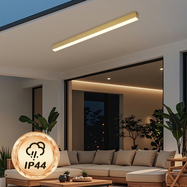 Brilagi - LED kúpeľňové stropné svietidlo SLEEKLINE LED/40W/230V zlaté IP44