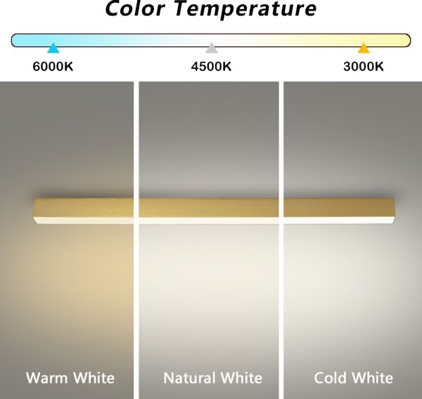 Brilagi - LED kúpeľňové stropné svietidlo SLEEKLINE LED/40W/230V zlaté IP44