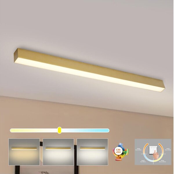Brilagi - LED kúpeľňové stropné svietidlo SLEEKLINE LED/40W/230V zlaté IP44