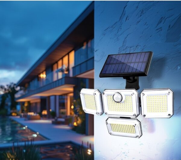 LED solárny reflektor so senzorom GLOW LED/2,5W/3,7V 6500K IP44 2400 mAh