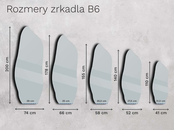 Zrkadlo Base B6