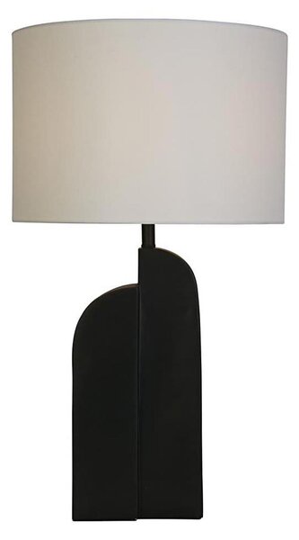 Searchlight EU61650BK - Stolná lampa PERTH 1xE27/60W/230V