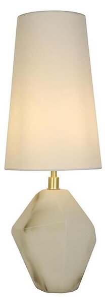 Searchlight EU88250WH - Stolná lampa APEX 1xE27/60W/230V biela/šedá