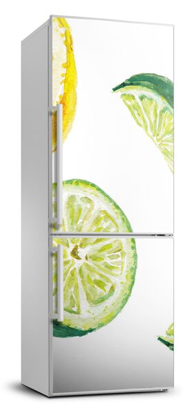 Foto nálepka na chladničku Liemtky a citrón