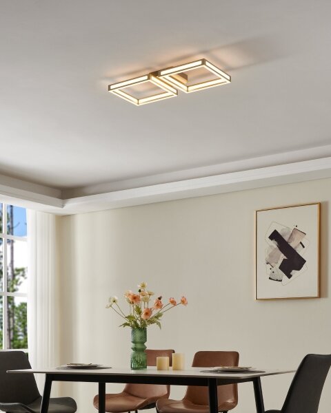 Eglo 99785 - LED Stropné svietidlo ALTAFLOR 2xLED/11,2W/230V matný chróm