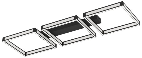 Eglo 99789 - LED Stropné svietidlo ALTAFLOR 3xLED/11,2W/230V čierna