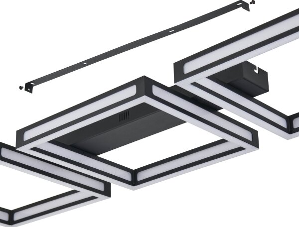 Eglo 99789 - LED Stropné svietidlo ALTAFLOR 3xLED/11,2W/230V čierna