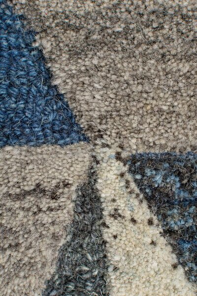 Flair Rugs , Kusový koberec Moda Asher Blue, 160x230, modrá, chodba / predsieň