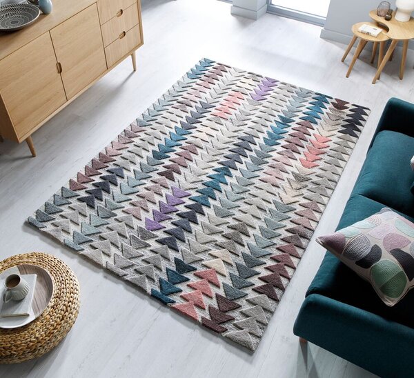 Flair Rugs , Kusový koberec Moda Archer Multi, 120x170, viacfarebná, obývacia izba