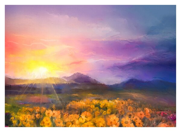 Obraz - Za svitania (70x50 cm)
