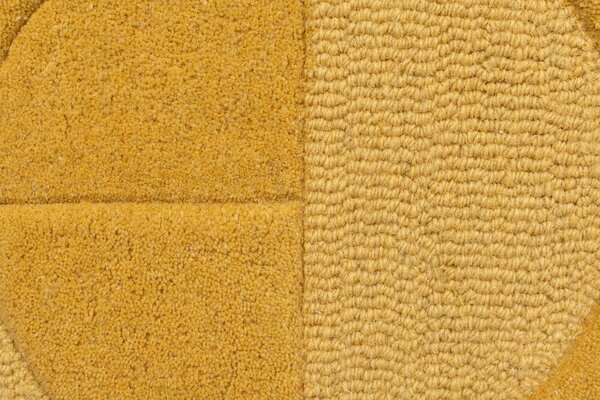 Flair Rugs , Kusový koberec Moderno Gigi Ochre, 120x170, žltá, chodba / predsieň