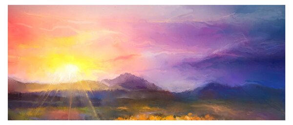 Obraz - Za svitania (120x50 cm)