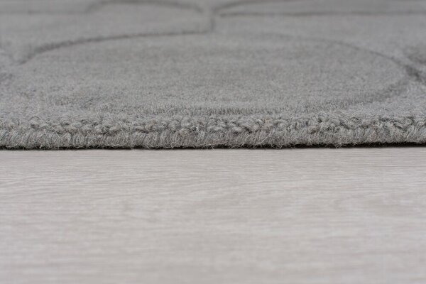 Flair Rugs , Kusový koberec Moderno Gigi Grey kruh, 160x160 (priemer) kruh, šedá, obývacia izba