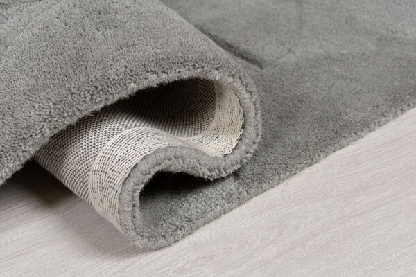 Flair Rugs , Kusový koberec Moderno Gigi Grey kruh, 160x160 (priemer) kruh, šedá, obývacia izba