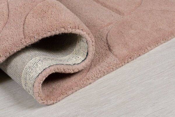 Flair Rugs, Kusový koberec Moderno Gigi Blush Pink, 120x170, ružová, obývacia izba