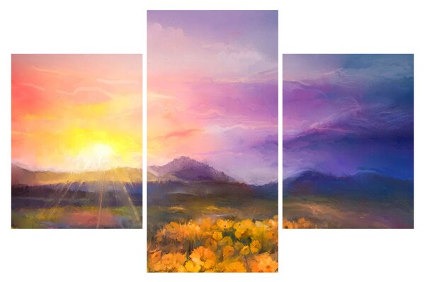 Obraz - Za svitania (90x60 cm)