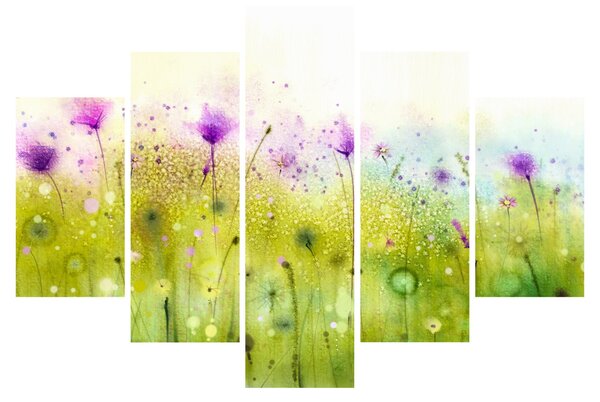 Obraz - Lúčne kvety (150x105 cm)