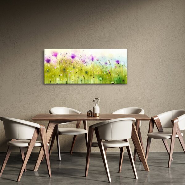 Obraz - Lúčne kvety (120x50 cm)