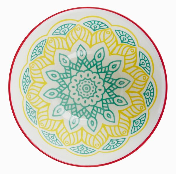 ORNAMENTS Miska 520 ml - žltá/zelená